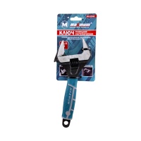 Ключ разводной 150мм с двухкомпонентной рукояткой,тонкие губки,фосфатированный,МХ5577-6,"MAXIMUM" 