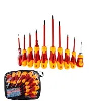 Набор диэлектрических отвёрток PH/SL в чехле 10 пр.,1000 v, "MAXIMUM" MX 19751