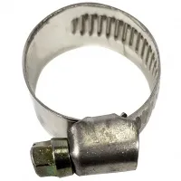 Хомут червячный 16-25 мм, нержавейка, "MAXIMUM"  (кратно 150 шт) (2626)